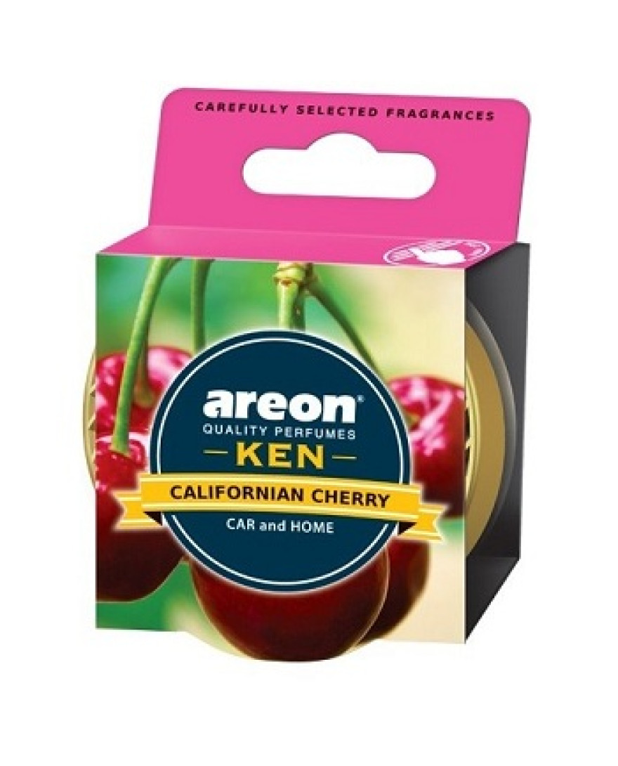 AREON Ken Californian Cherry Car Air Freshener(35g)